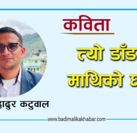 कविता: त्यो डाँडा माथिको घर