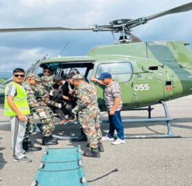 जीप दुर्घटनाः ७ जना गम्भिर घाइतेको हेलिकप्टरमार्फत उद्धार, अन्यको कोल्टीमा उपचार हुदैँ