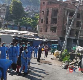 बडिमालिका नगरस्तरीय युवा सञ्जालद्धारा बजार सरसफाइ