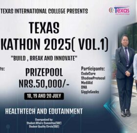 टेक्सास इन्टरनेशनल कलेजमा ‘टेक्सास ह्याकाथन २०२५’ सुरु