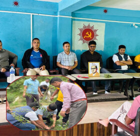 ४७ औं पुष्पलाल स्मृति दिवस बाजुरामा वृक्षारोपण गरी मनाइयो