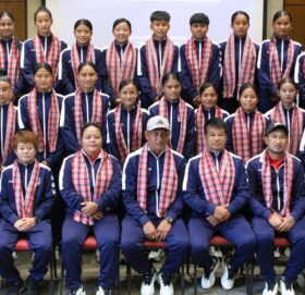 यु–१७ महिला फुटबल टोली आज भुटान जाँदै