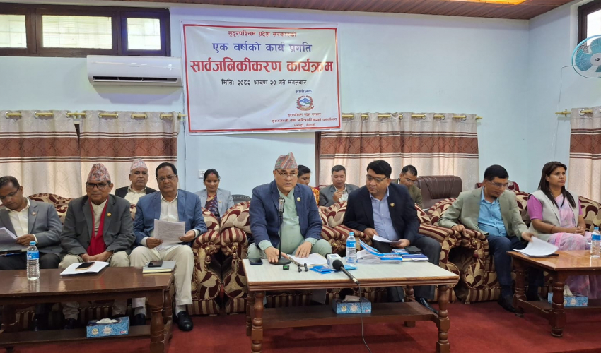 मुख्यमन्त्री शाहको एक वर्ष