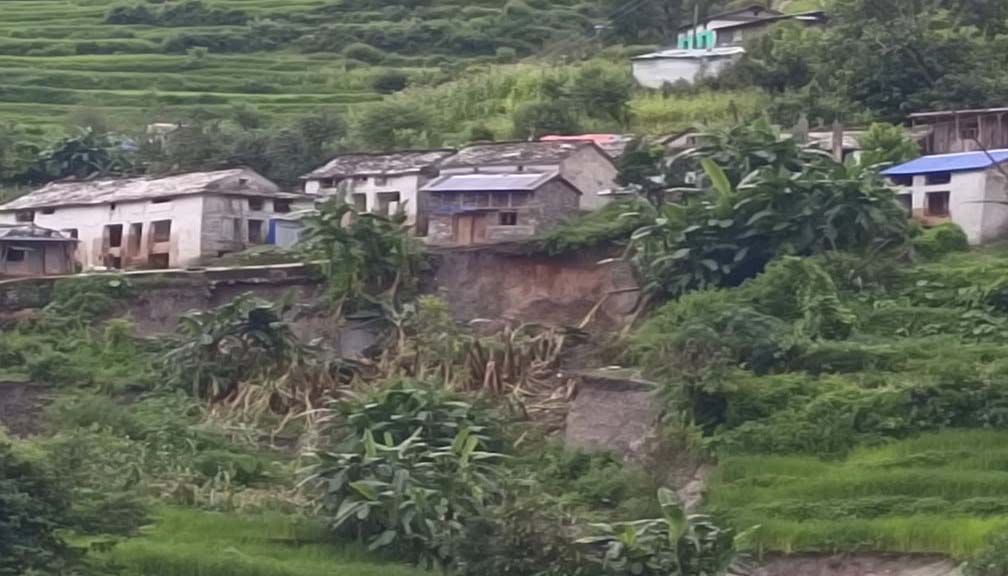 बडीमालिका ७ जिल्लीको तलगाउँ पहिरोको उच्च जोखीममा