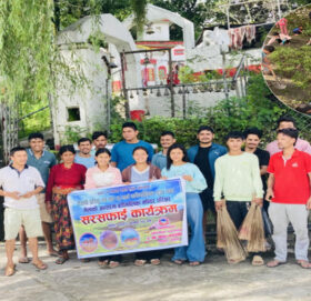 बडीमालिका मन्दिर परिसर सरसफाई