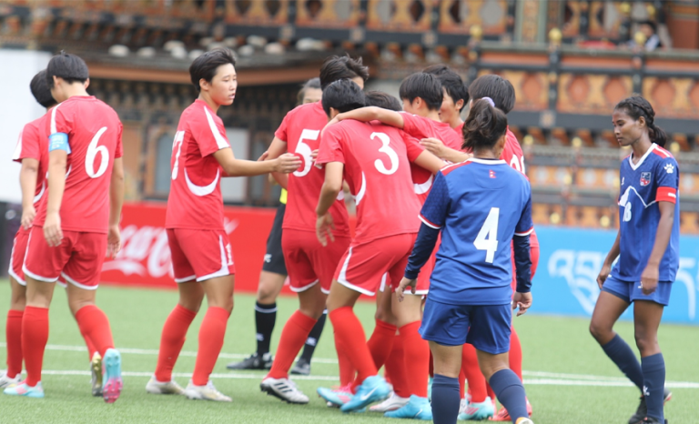 उत्तर कोरियासँग नेपाल ११-० ले पराजित