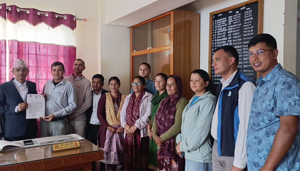 संघ संस्था ऐन २०८२ को मस्यौदा सच्याउन  गैसस बाजुराद्धारा ध्यानाकर्षण