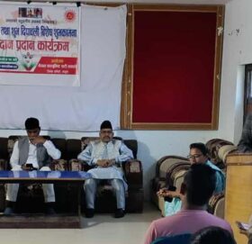 नेकपा एमाले बाजुराद्वारा शुभकामना आदान–प्रदान, एकता र सद्भभावलाइ कायम गर्नुपर्नेमा जाेड