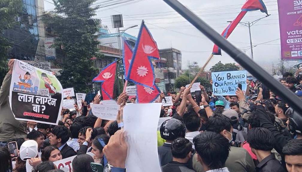 प्रहरीको गोली लागेर पोखरामा पनि एक घाइते