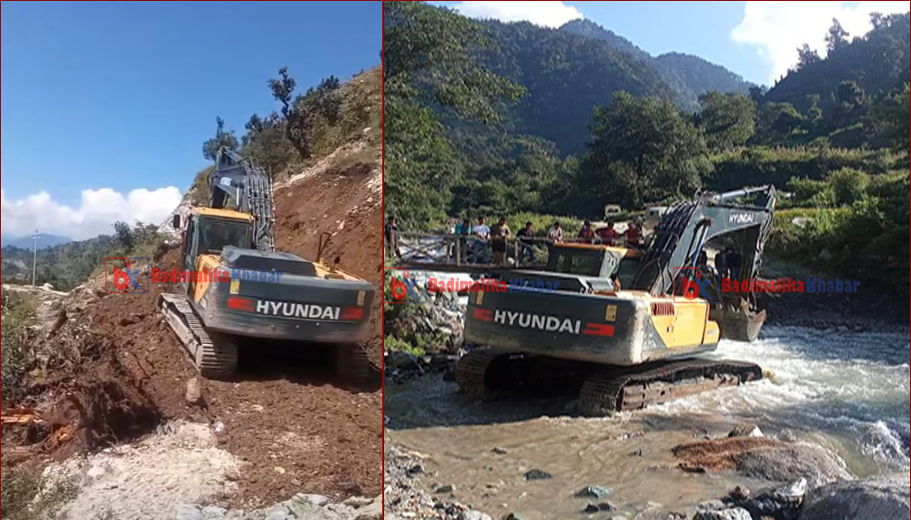 तीन महिनादेखि अवरुद्ध मार्तडी—कोल्टी सडकखण्ड खोल्न सुरु