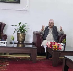 सुदूरपश्चिम लगानी सम्मेलनबारे मुख्यमन्त्री शाह र गभर्नर पौडेलबीच भेटघाट