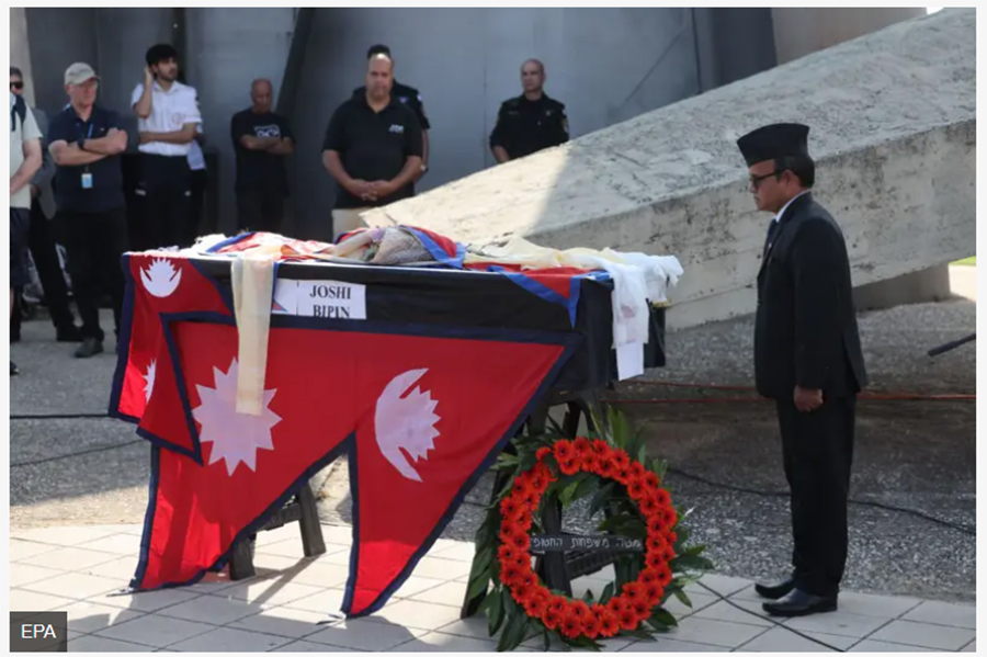 नेपाल आइपुग्यो विपिन जोशीको शव