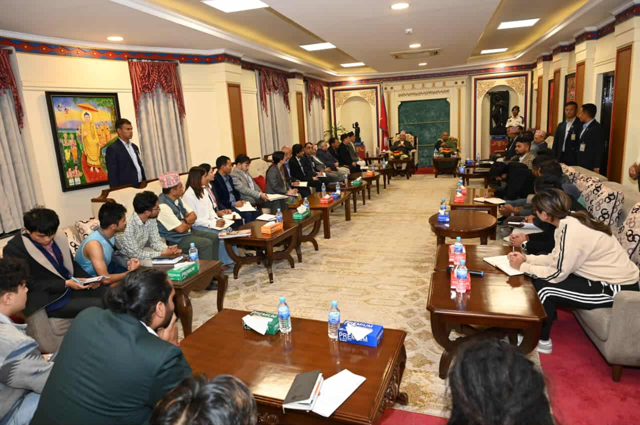 निर्वाचनलाई सफल पार्दै इतिहास रच्न जेनजीलाई राष्ट्रपति पौडेलको आग्रह