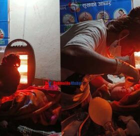 बाजुराकी अनमी रमाले ५ घण्टा कृत्रिम श्वास दिएर शिशुको ज्यान बाच्यो