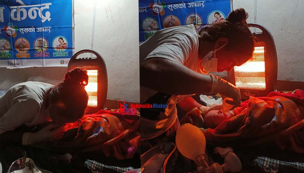 बाजुराकी अनमी रमाले ५ घण्टा कृत्रिम श्वास दिएर शिशुको ज्यान बाच्यो