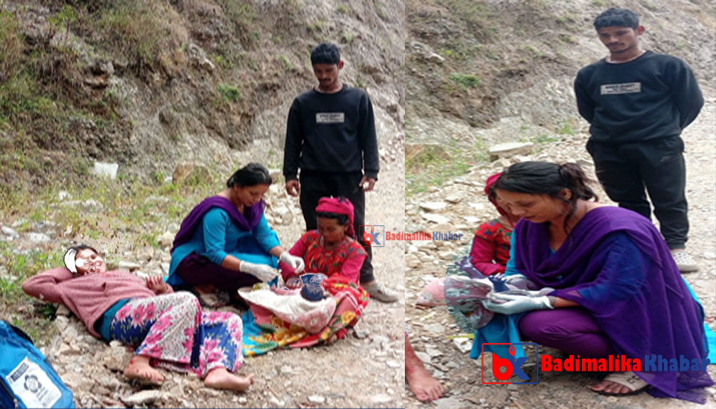 बाटोमै सुत्केरी, अनमी बिनिताले बाटोमै सुत्केरी सेवा दिइन्‌