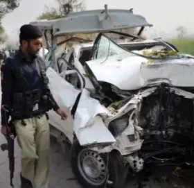 पाकिस्तान : प्रहरीको गाडी एम्बुसमा, एसपीसहित तीन प्रहरीको मृत्यु