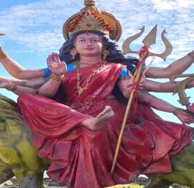 धार्मिक तथा पर्यटकीय स्थल कालाजग्रामा देवीकाे मुर्ति स्थापना