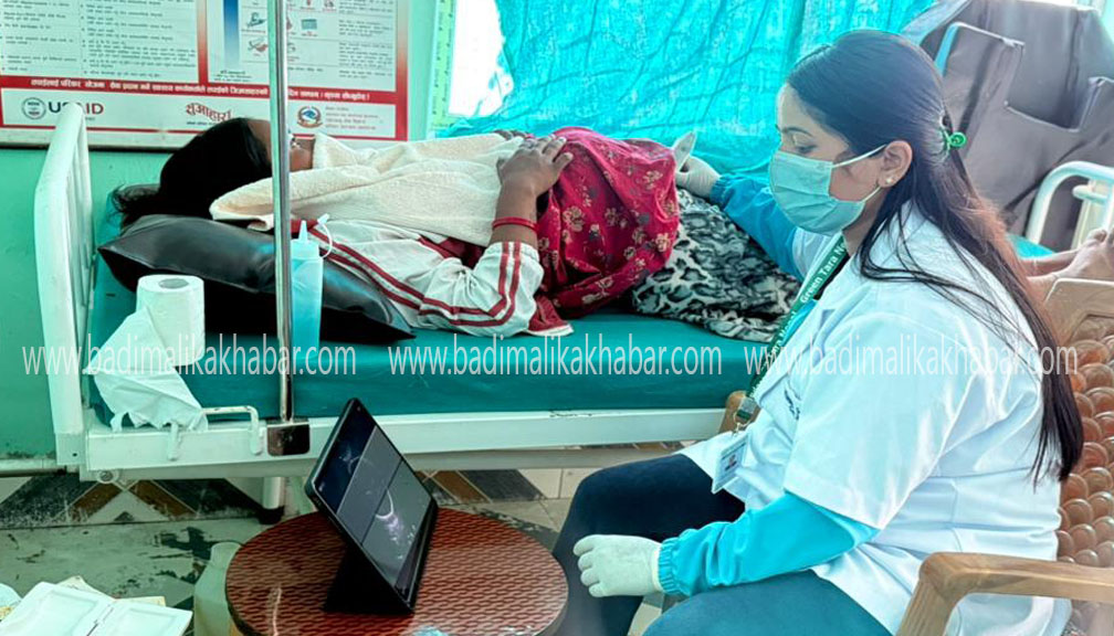 टोल-टोलमा पुगेर गर्भवती महिलाको निशुल्क अल्ट्रासाउन्ड र ल्याब सेवा