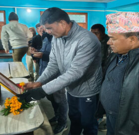 स्वर्गीय चेतनदीप अयडीको सम्झनामा बाजुरामा स्मृति सभा