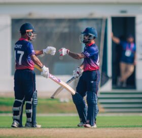 विश्वकप लिग-२: दीपेन्द्रको अर्धशतकमा नेपालले दियो अमेरिकालाई २७२ रनको लक्ष्य