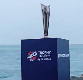 आइसीसी टी २० विश्वकपको ट्रफी सोमबार नेपाल आइपुग्ने