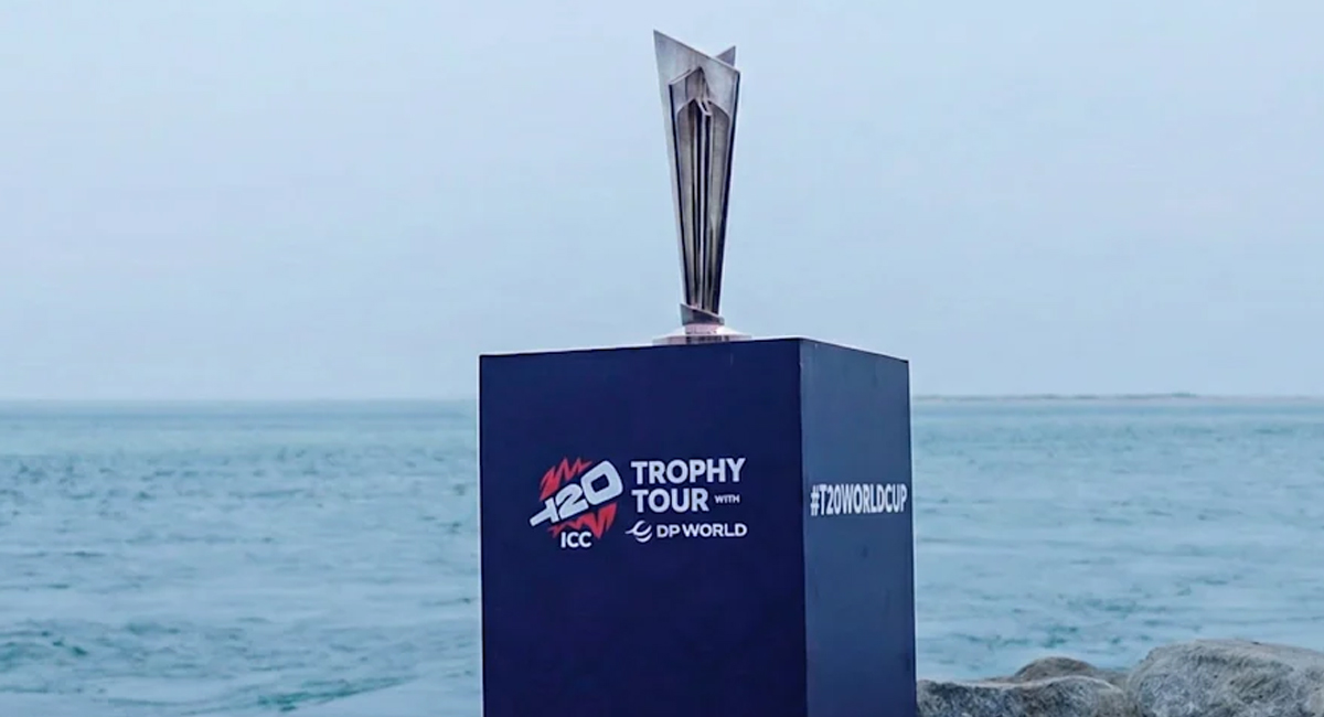 आइसीसी टी २० विश्वकपको ट्रफी सोमबार नेपाल आइपुग्ने