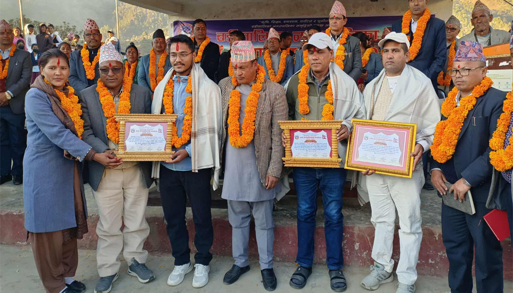 बडीमालिका नगरपालिकाकाे ११ औं स्थापना दिवसकाे अवसरमा २२ जना सम्मानित