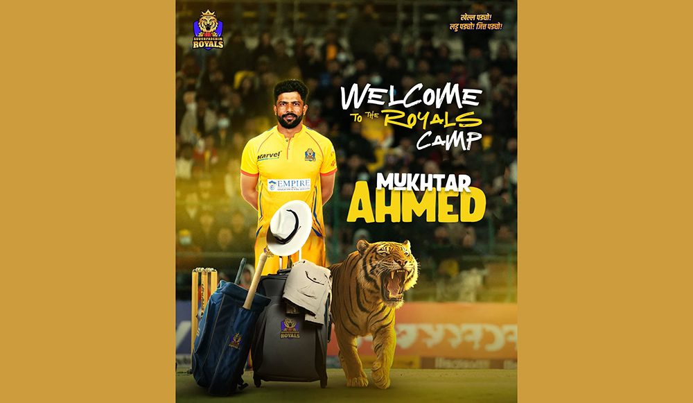 पाकिस्तानी मुलका अमेरिकी खेलाडी मुख्तर अहमद पनि सुदूरपश्चिम रोयल्समा अनुबन्धित