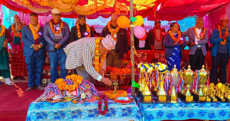 खप्तड छेडेदह गाउँपालिका स्तरीय छैटौँ राष्ट्रपति रनिङ शिल्ड प्रतियोगिता सुरु