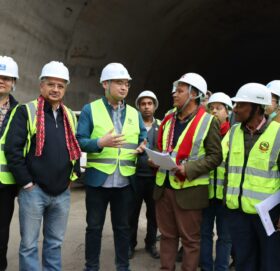 सिद्धबाबा सुरुङमार्गको काम ६५ प्रतिशत सकियो, मन्त्री घिसिङद्वारा छिटो सक्न निर्देशन