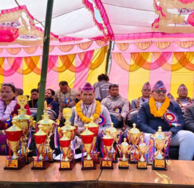 त्रिवेणीमा सातौं नगर स्तरीय राष्ट्रपति रनिङ शिल्ड प्रतियोगिता सुरु