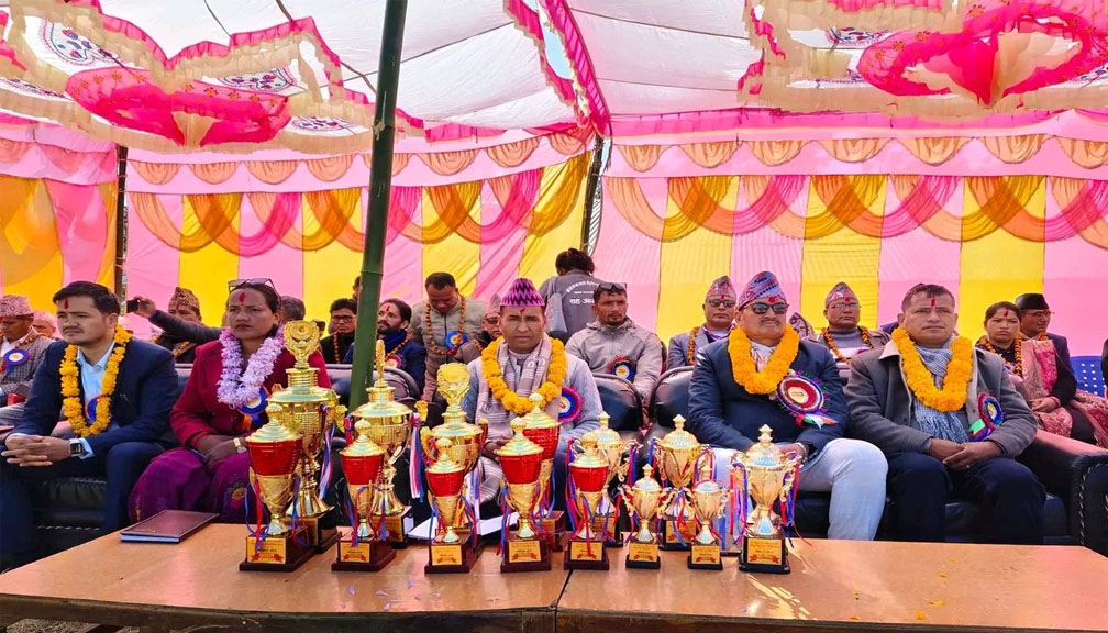 त्रिवेणीमा सातौं नगर स्तरीय राष्ट्रपति रनिङ शिल्ड प्रतियोगिता सुरु