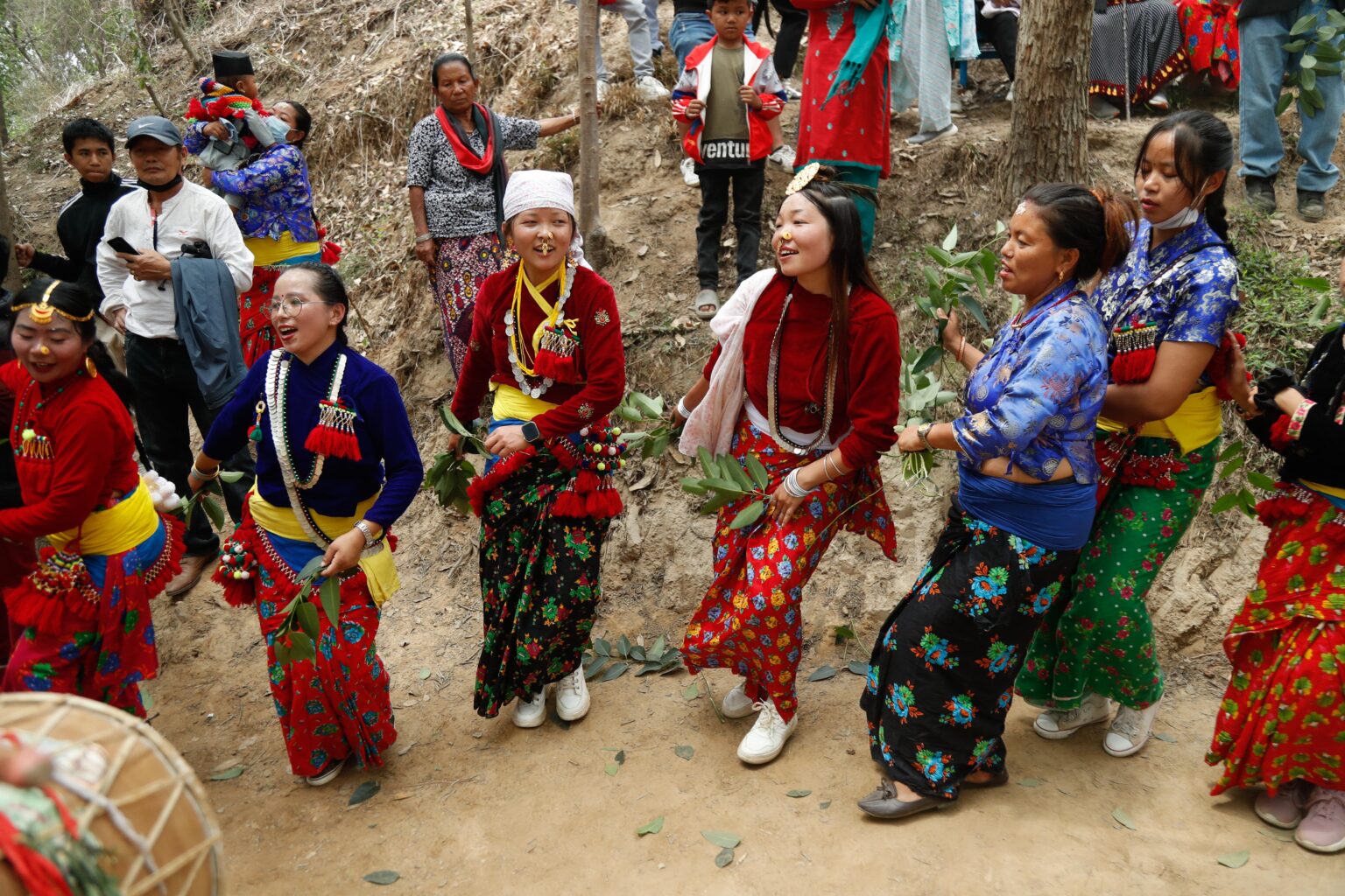 आज किराँत समुदायको उँधौली पर्व : हात्तीवनमा च्याबु्ङको तालमा धाननाच