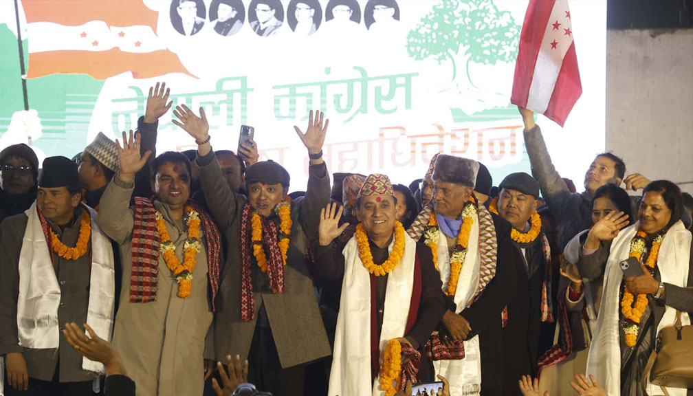 मध्यरातमा कांग्रेस विशेष महाधिवेशनबाट केन्द्रीय कार्यसमिति घोषणा