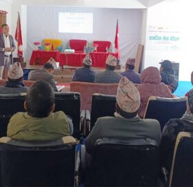 एचआरसी बाजुराद्धारा गाैमुलमा संचालित परियोजनाको सामाजिक लेखा परीक्षण कार्यक्रम सम्पन्न