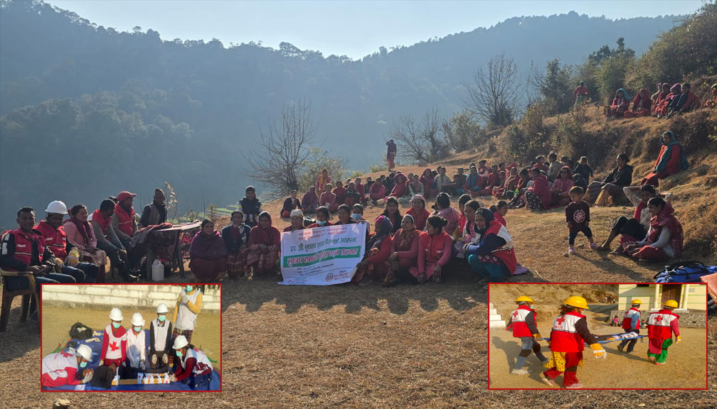 खप्तड छेडेदहमा भूकम्प सुरक्षा दिवसः विपद् जोखिम न्यूनीकरणमा क्षमता अभिवृद्धि हुने विश्वास