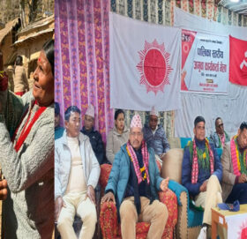 जनतासँग प्रत्यक्ष संवादमा एमाले बाजुरा, चुनावी अभियान सञ्चालन