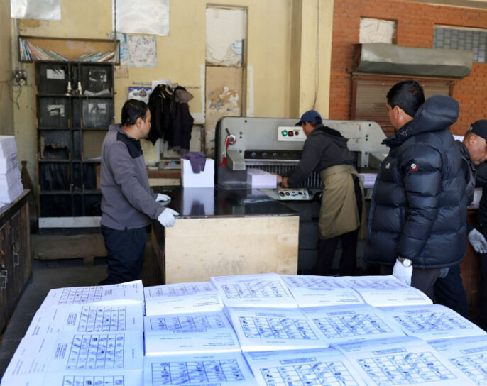 मतपत्र छपाइ सकियो, १० दिनभित्र सबै जिल्लामा पुर्‍याइने