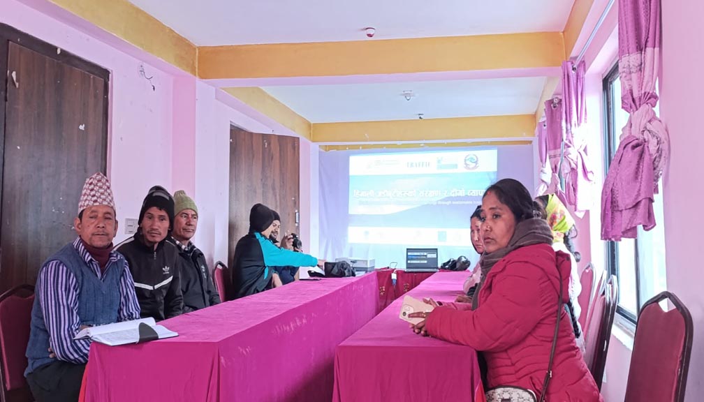 उद्यममार्फत दिगोपनाको खोजी, हिमाली जडिबुटीमा आधारित उद्यम विकास तालिम संचालन