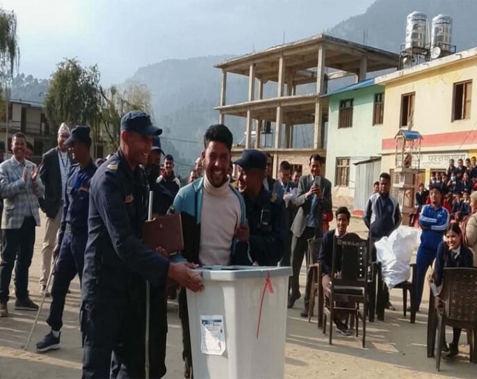 निर्वाचन तयारीका लागि नमुना मतदान