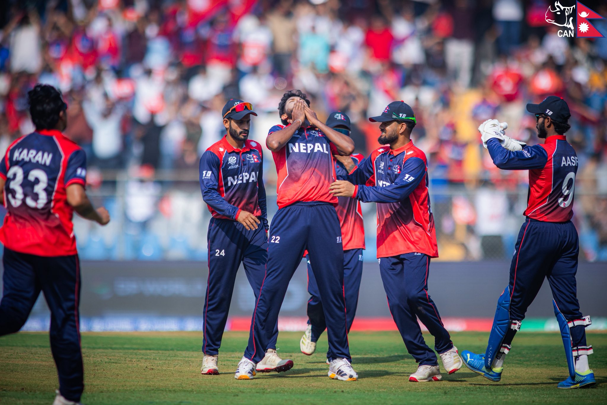 इङ्ल्यान्डले नेपाललाई दियो १८५ रनको लक्ष्य