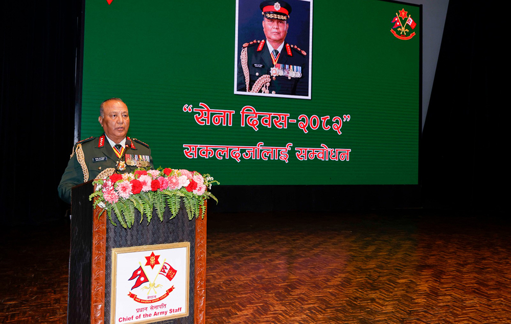 निर्वाचन शान्तिपूर्ण रुपमा सम्पन्न गराउन प्रधानसेनापतिको निर्देशन