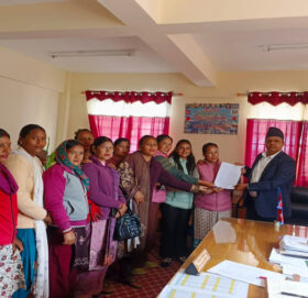 महिला तथा बालिकामाथि बढ्दो हिंसा रोक्न माग गर्दै गृहमन्त्रीलाई ध्यानाकर्षण पत्र