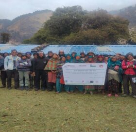 हिमाली गाउँपालिकाकाे  गुम्बामा जडीबुटीजन्य प्रमाणीकरण सम्बन्धी कार्यक्रम सम्पन्न