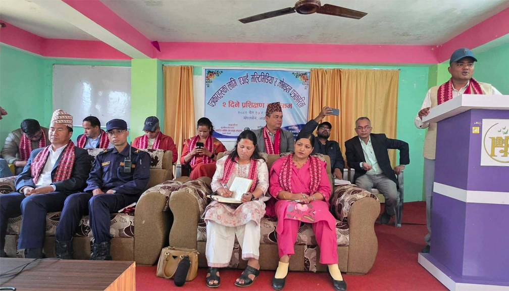 मंगलसेनमा पत्रकारका लागि एआई, मल्टिमिडिया र मोबाइल पत्रकारिता प्रशिक्षण सुरु