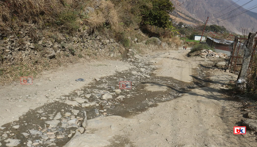 मार्तडी–कोल्टी सडक कालोपत्र काम अलपत्र