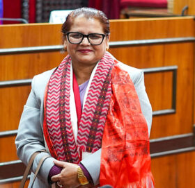 राष्ट्रिय सभा उपाध्यक्ष बनिन् एमालेकी लिला भण्डारी