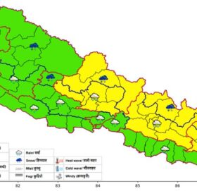 आज र भोलि मध्यमदेखि भारी वर्षाको सम्भावना