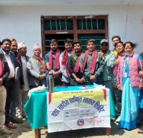 गौमुल गाउँपालिका–३ मा निःशुल्क दुई दिने एकीकृत स्वास्थ्य शिविर सम्पन्न